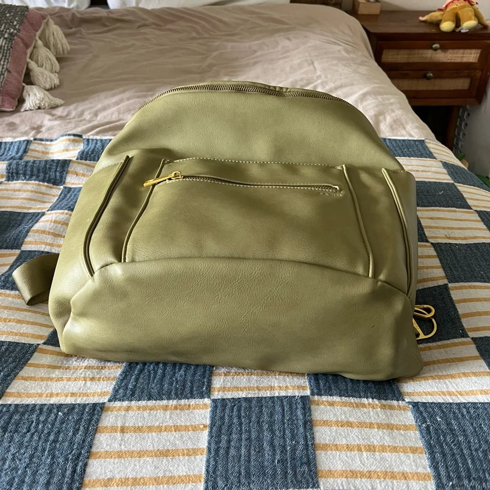 olive fawn design diaper bag